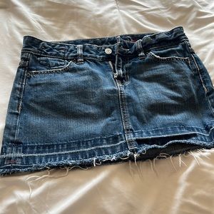 Gap limited edition denim mini skirt